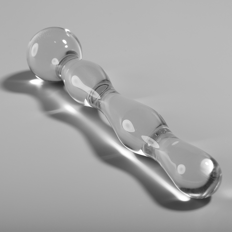 Nebula Series Modèle 13 — Gode en verre borosilicate — transparent — vue 1