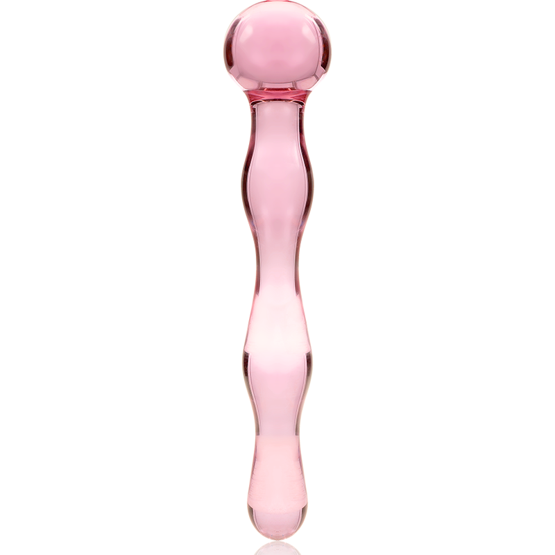 Nebula Series Modèle 13 — Gode en verre borosilicate — rose — vue 5