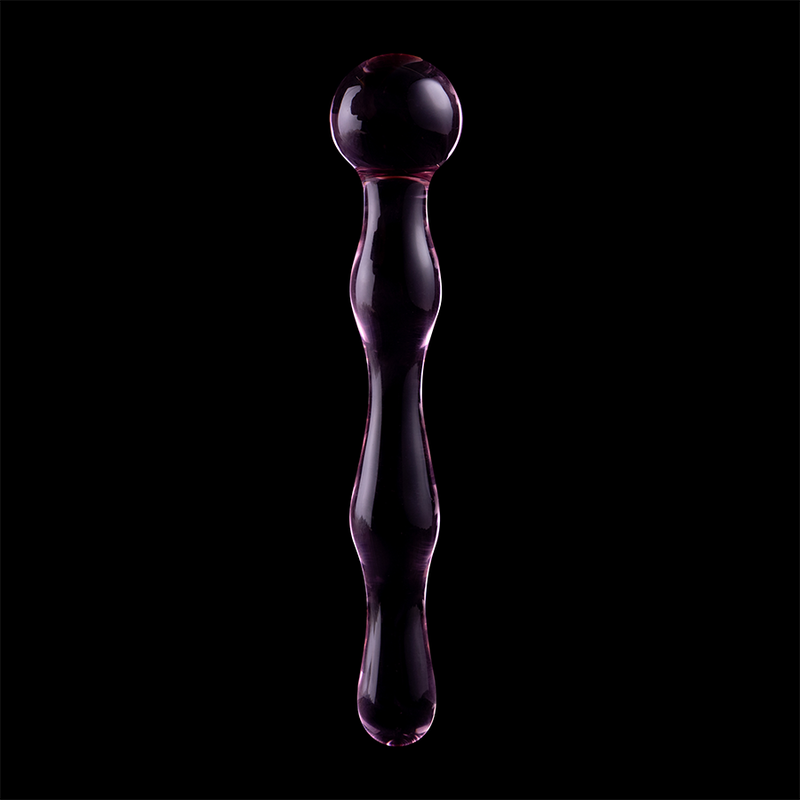 Nebula Series Modèle 13 — Gode en verre borosilicate — rose — vue 7