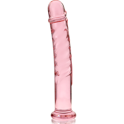 Nebula Series Modèle 16 — Gode en verre borosilicate — rose — vue 5