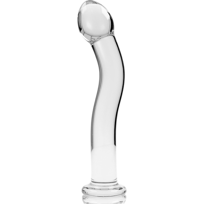Nebula Series Modèle 18 — Gode en verre borosilicate — transparent — vue 5