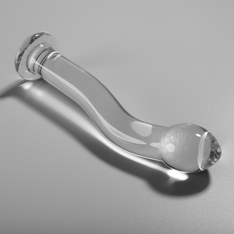 Nebula Series Modèle 18 — Gode en verre borosilicate — transparent — vue 1
