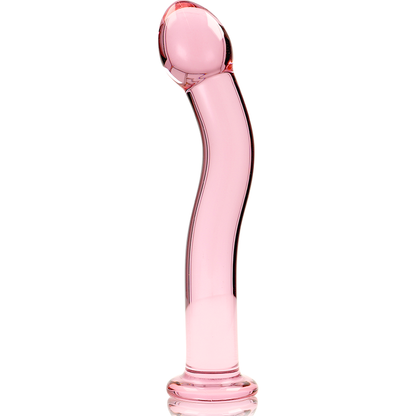Nebula Series Modèle 18 — Gode en verre borosilicate — rose — vue 5