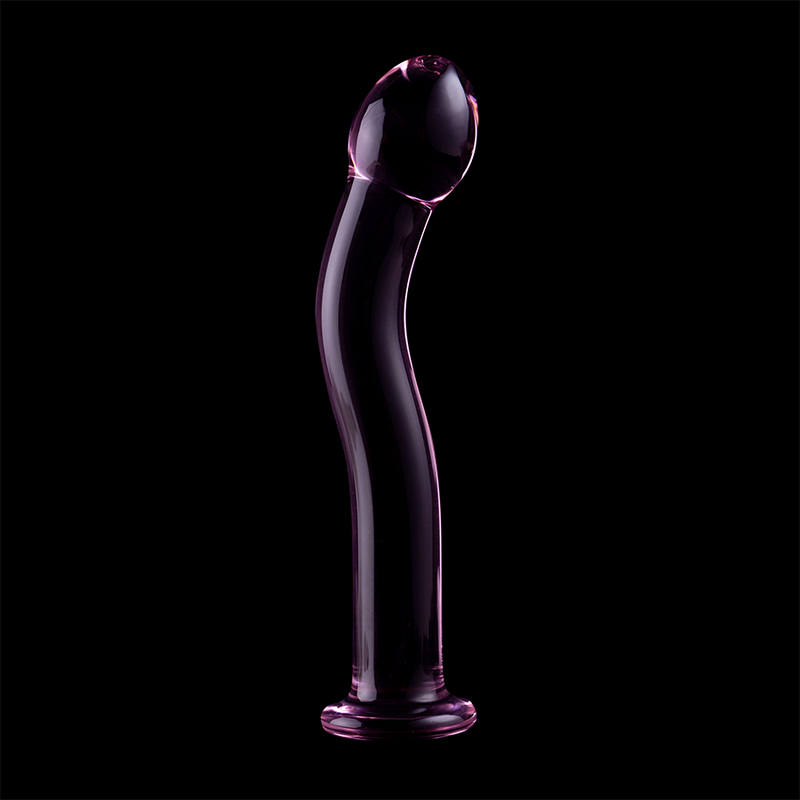 Nebula Series Modèle 18 — Gode en verre borosilicate — rose — vue 7