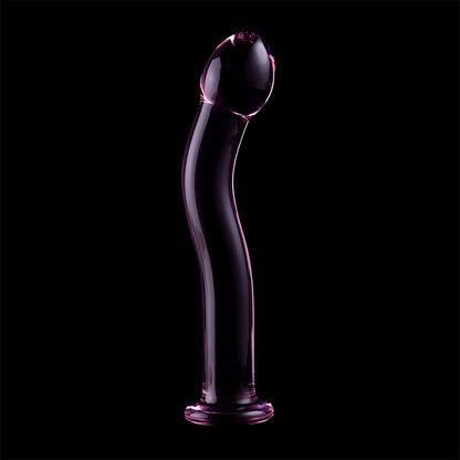 Nebula Series Modèle 18 — Gode en verre borosilicate — rose — vue 7
