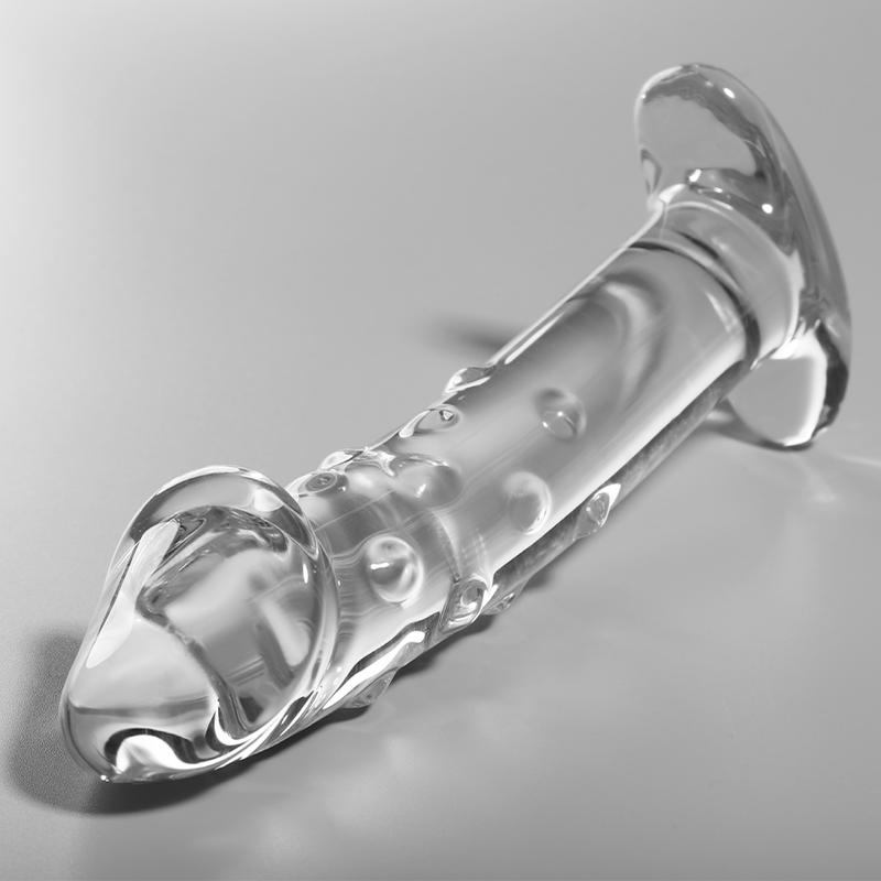 Nebula Series Modèle 19 — Gode en verre borosilicate — transparent — vue 1