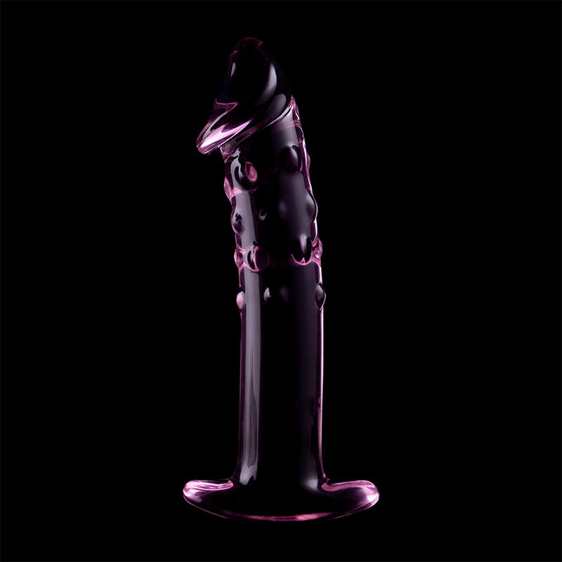Nebula Series Modèle 19 — Gode en verre borosilicate — rose — vue 7