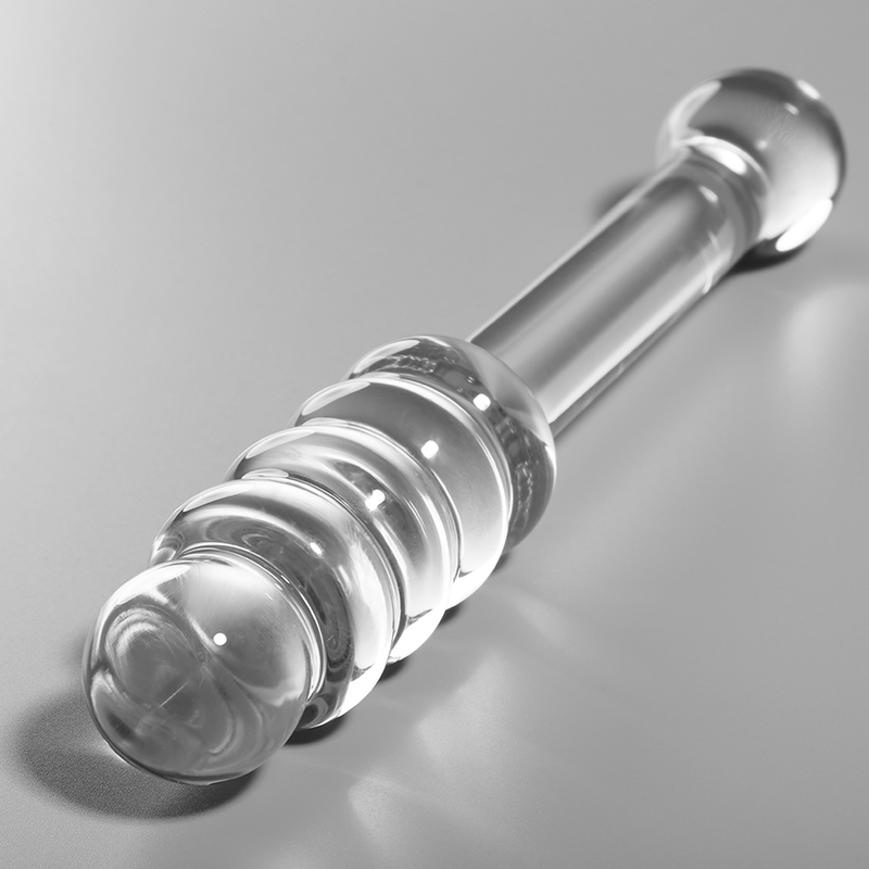 Nebula Series Modèle 20 — Gode en verre borosilicate — transparent — vue 1