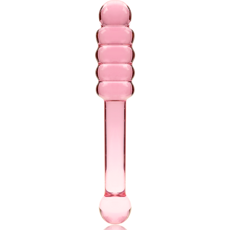 Nebula Series Modèle 20 — Gode en verre borosilicate — rose — vue 5