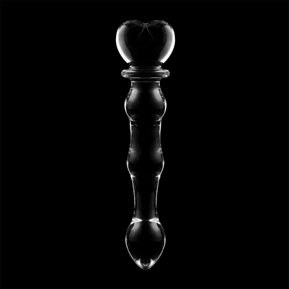 Nebula Series Modèle 21 — Gode en verre borosilicate — transparent — vue 7