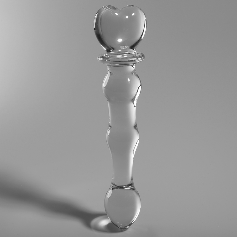 Nebula Series Modèle 21 — Gode en verre borosilicate — transparent — vue 1