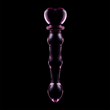 Nebula Series Modèle 21 — Gode en verre borosilicate — rose — vue 7