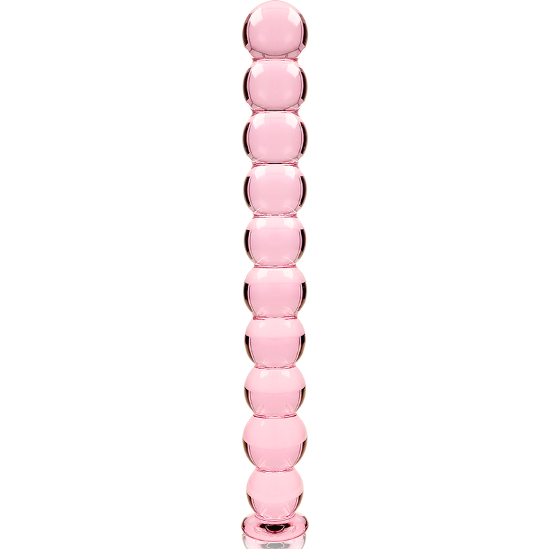 Nebula Series Modèle 22 — Gode en verre borosilicate — rose — vue 5