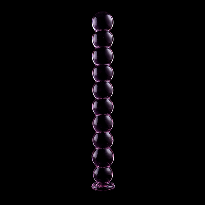 Nebula Series Modèle 22 — Gode en verre borosilicate — rose — vue 7