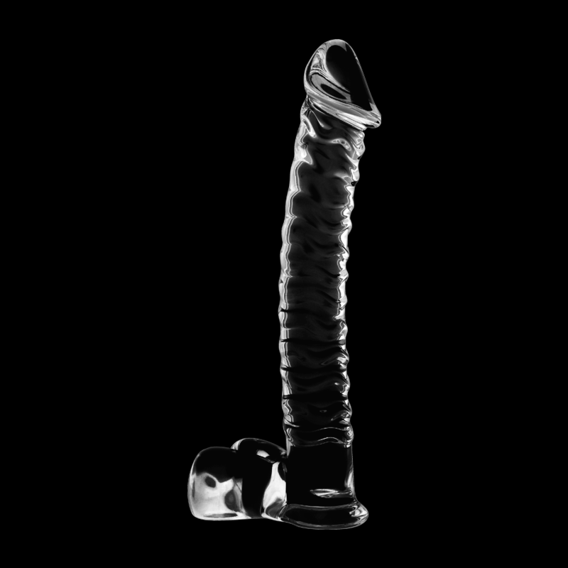 Nebula Series Modèle 23 — Gode en verre borosilicate — transparent — vue 7