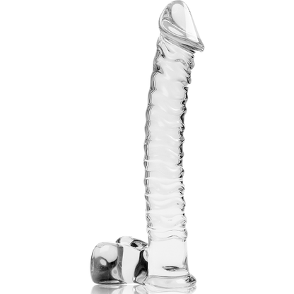 Nebula Series Modèle 23 — Gode en verre borosilicate — transparent — vue 5