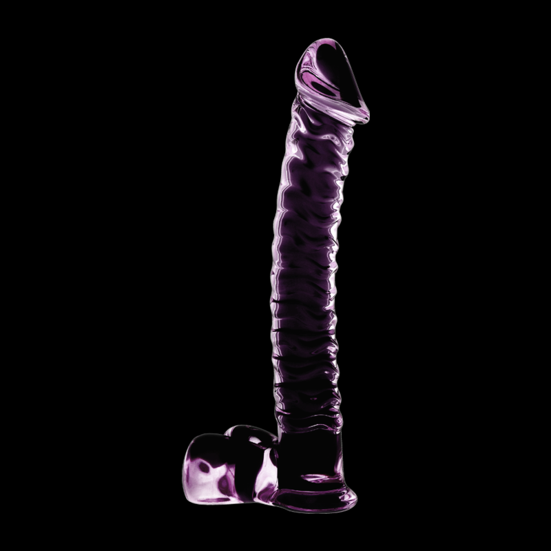 Nebula Series Modèle 23 — Gode en verre borosilicate — rose — vue 7