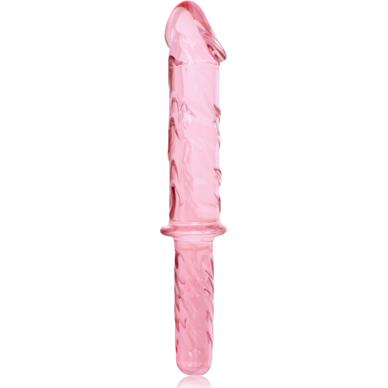 Nebula Series Modèle 24 — Gode en verre borosilicate — rose — vue 5