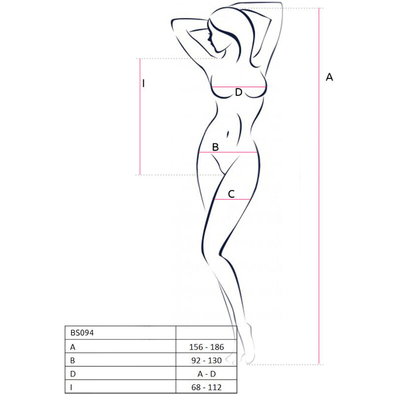 Passion – Bs094 bodystocking blanc taille unique – vue produit 5