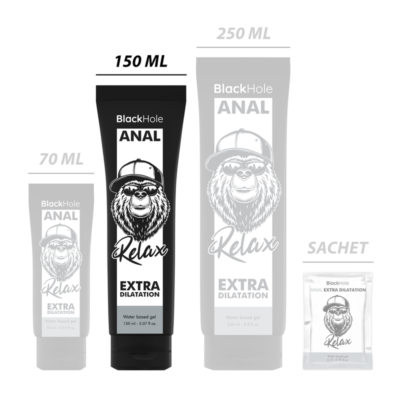 Black Hole – Gel à base d’eau 150 ml – vue 2