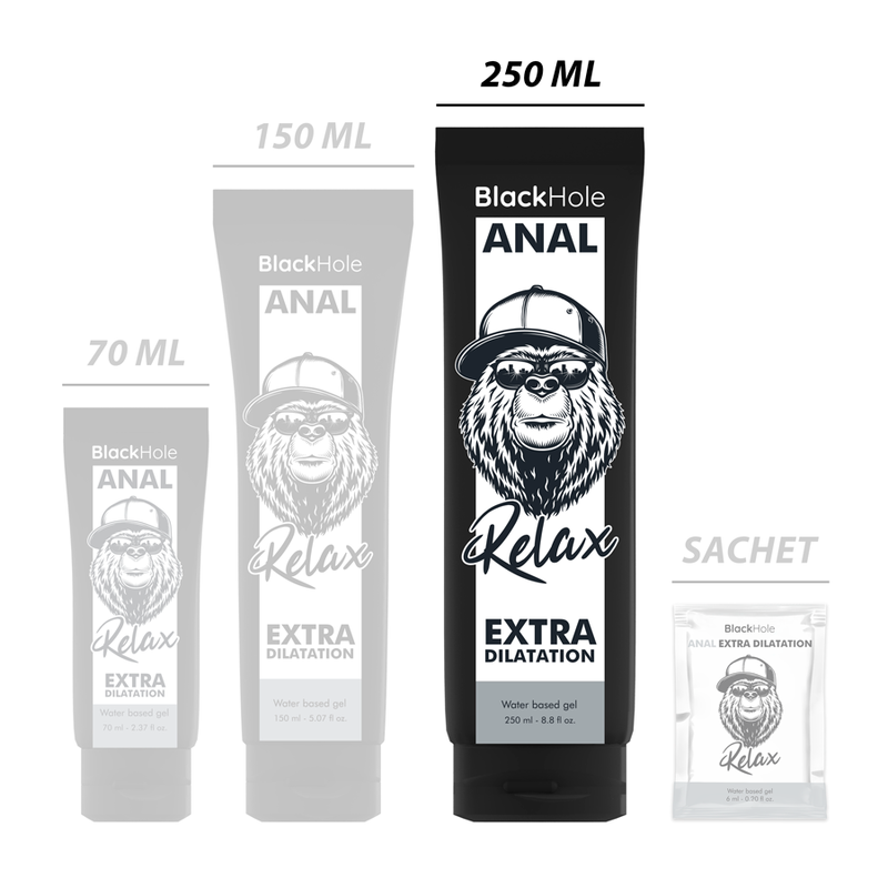 Black Hole – Gel de dilatation anale à base d’eau – vue produit 9