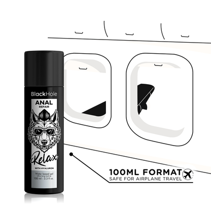 Black Hole – Réparation anale relax à base d’eau avec hyaluron 100 ml – vue produit 5