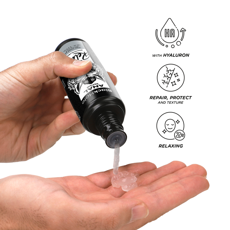 Black Hole – Réparation anale relax à base d’eau avec hyaluron 100 ml – vue produit 3