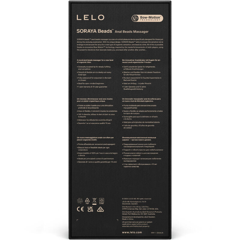 LELO Soraya Beads – Masseur anal – vue produit 4