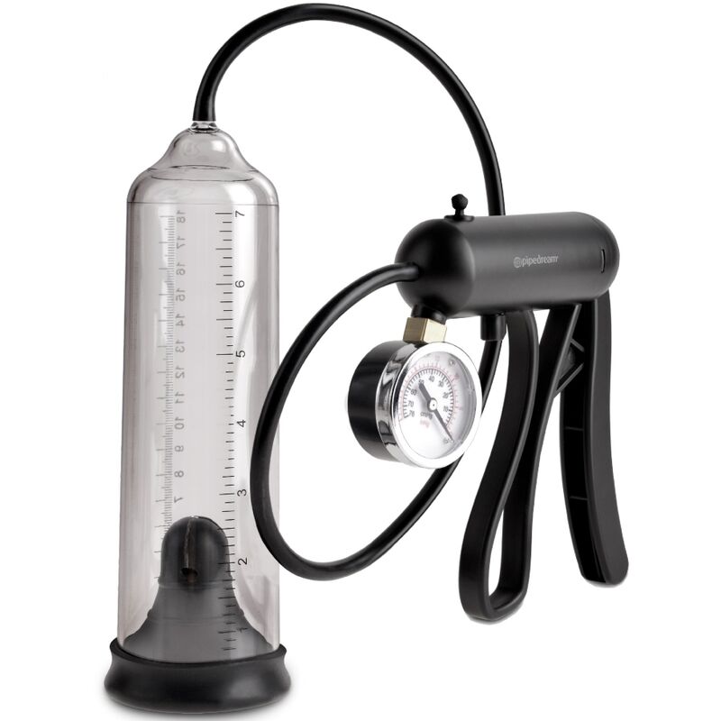 Pump Worx Pro-Gauge – Pompe à pénis transparente – vue produit 1