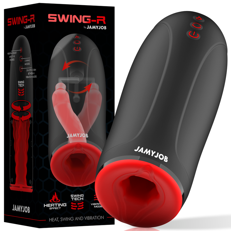 Jamyjob Swing-R – Masturbateur chauffant vibrant – vue produit 2
