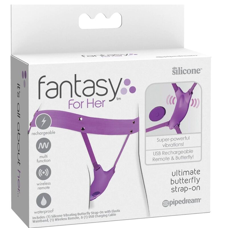 Fantasy For Her Ultimate Butterfly – Harnais vibrant télécommandé – vue produit 5