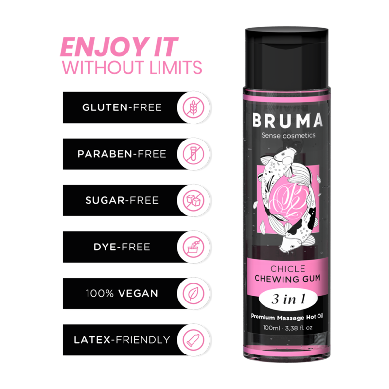Bruma Premium 3-en-1 – Huile de massage chauffante 100 ml – vue produit 21