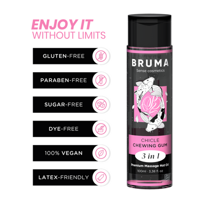 Bruma Premium 3-en-1 – Huile de massage chauffante 100 ml – vue produit 21