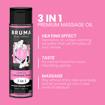 Bruma Premium 3-en-1 – Huile de massage chauffante 100 ml – vue produit 24