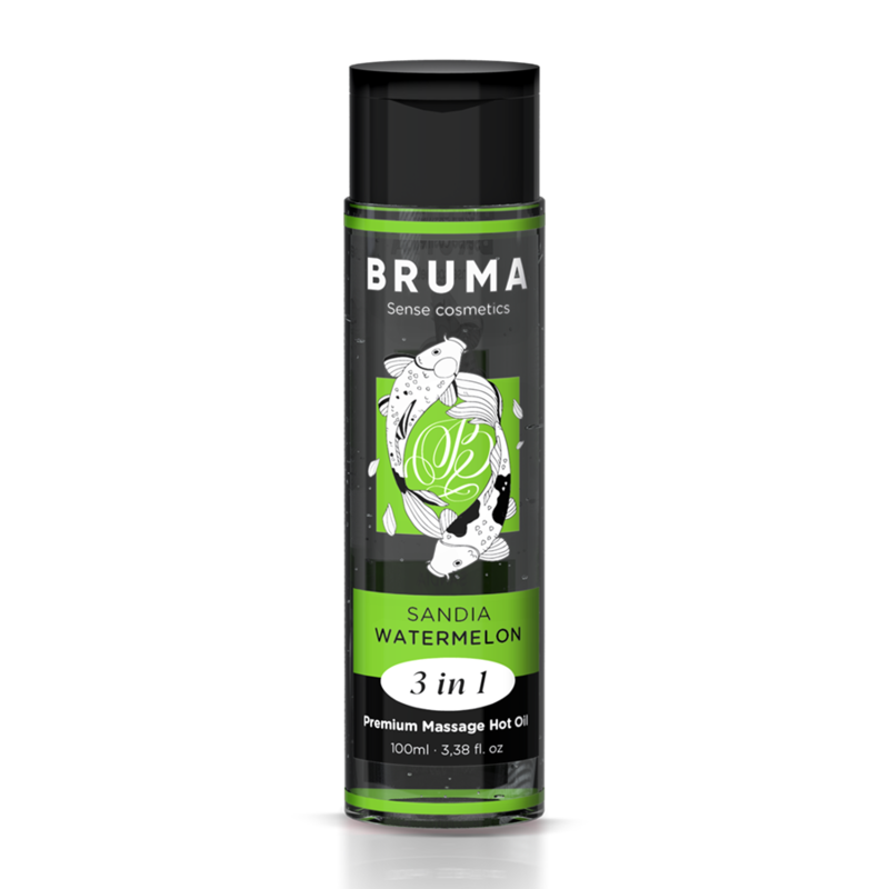 Bruma Premium 3-en-1 – Huile de massage chauffante 100 ml – vue produit 2