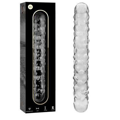 Nebula Series Modèle 15 — Gode en verre borosilicate — transparent — vue 2