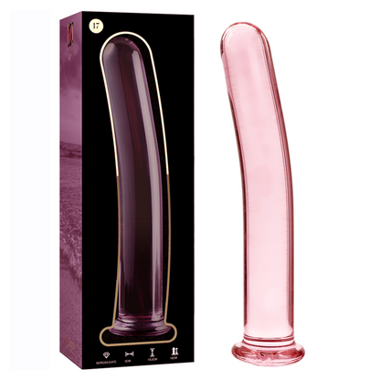 Nebula Series Modèle 17 — Gode en verre borosilicate — rose — vue 2