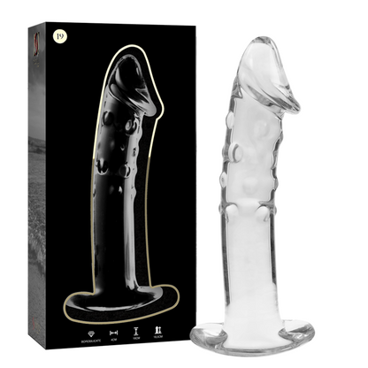 Nebula Series Modèle 19 — Gode en verre borosilicate — transparent — vue 2
