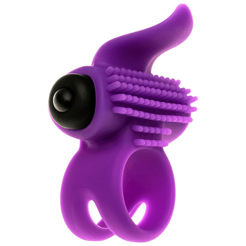 Adrien Lastic Bullet Lastic violet, anneau vibrant pour couple