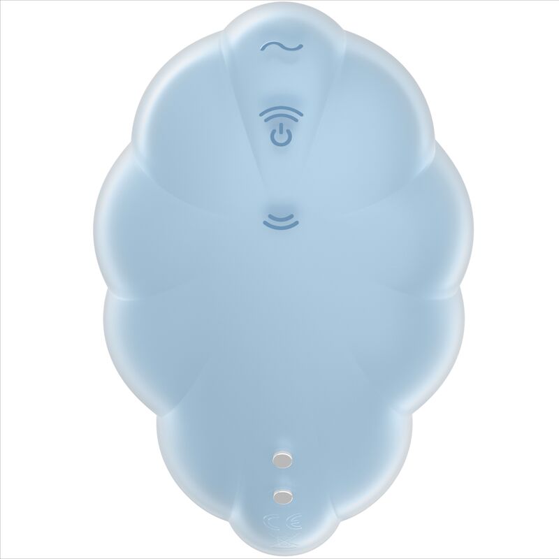 Satisfyer — Vibrateur cloud dancer bleu Air Pulse — vue officielle 3