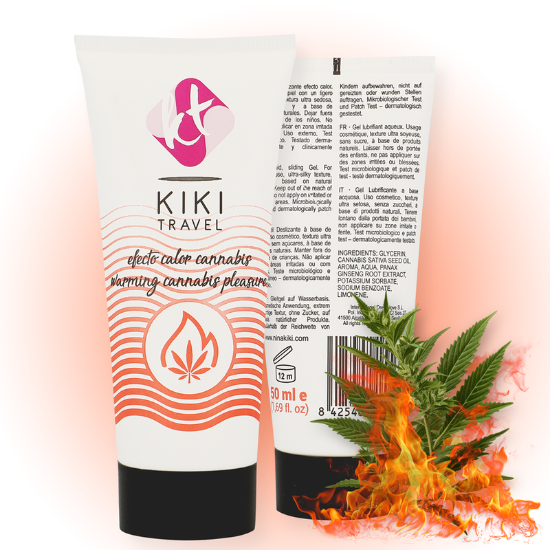 Kikí Travel – Cannabis lubrifiant effet chaud 50 ml – vue produit 2