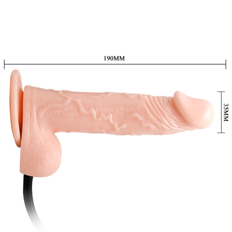 Baile – Gode réaliste gonflable avec ventouse – vue produit 3
