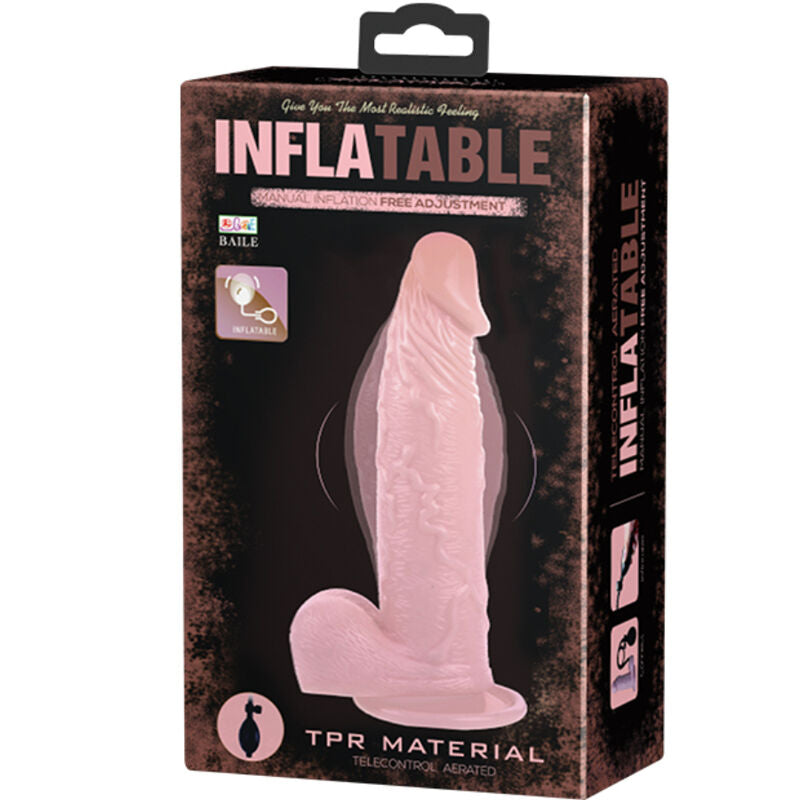 Baile – Gode réaliste gonflable avec ventouse – vue produit 6