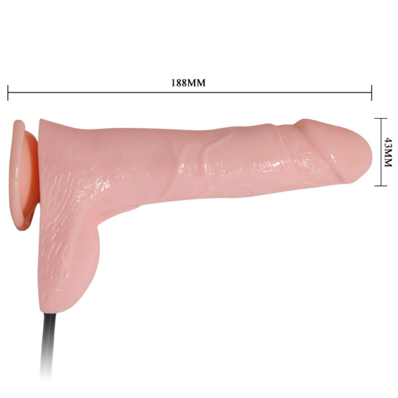 Baile – Gode réaliste gonflable avec ventouse – vue produit 9
