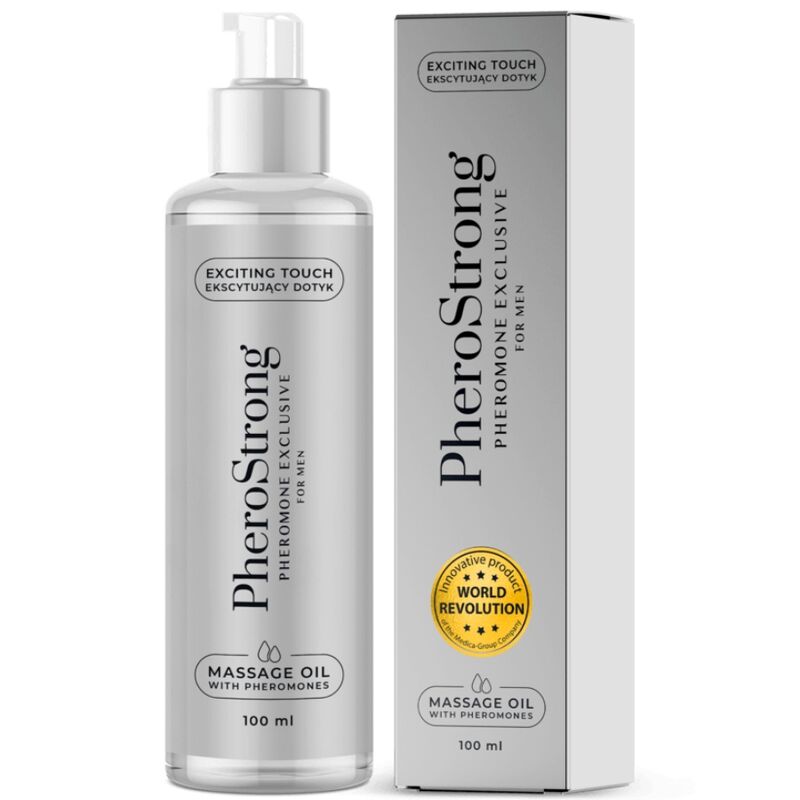 Pherostrong – Huile de massage exclusive pour hommes 100 ml – vue produit 1