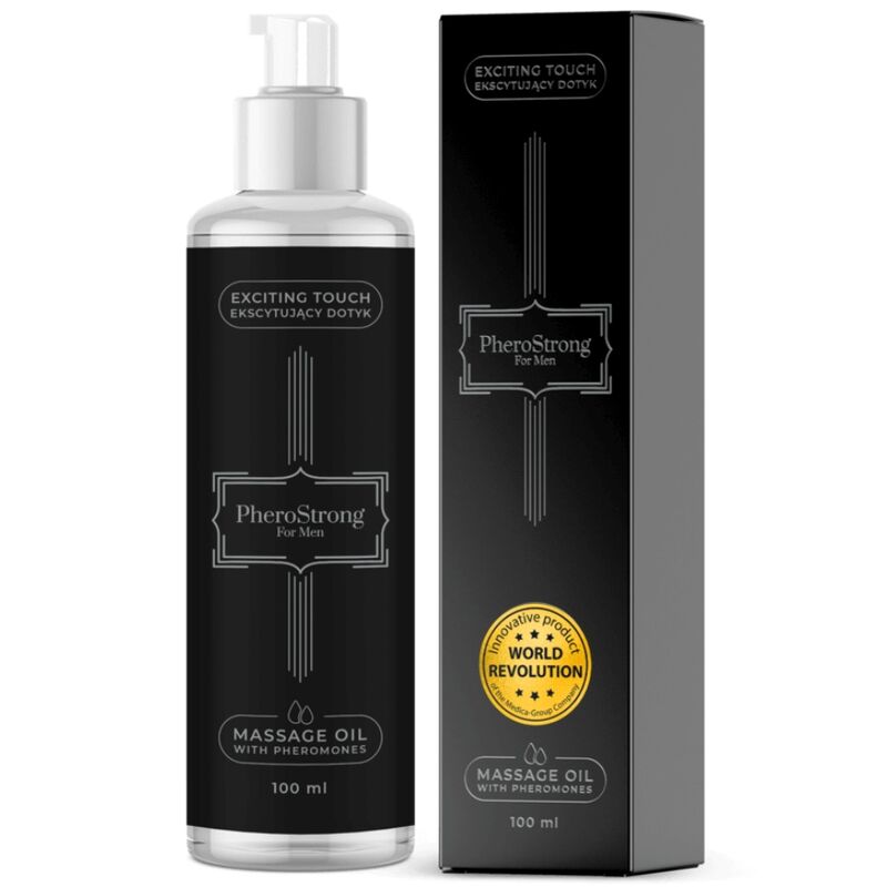 Pherostrong – Huile de massage pour hommes 100 ml – vue produit 1