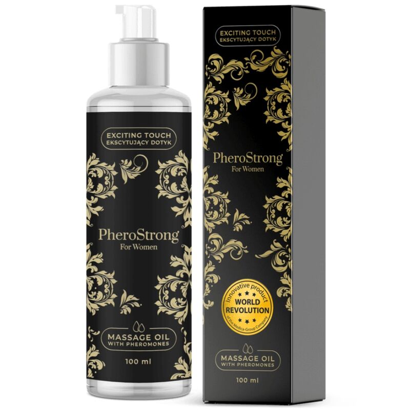 Pherostrong – Huile de massage pour femme 100 ml – vue produit 1