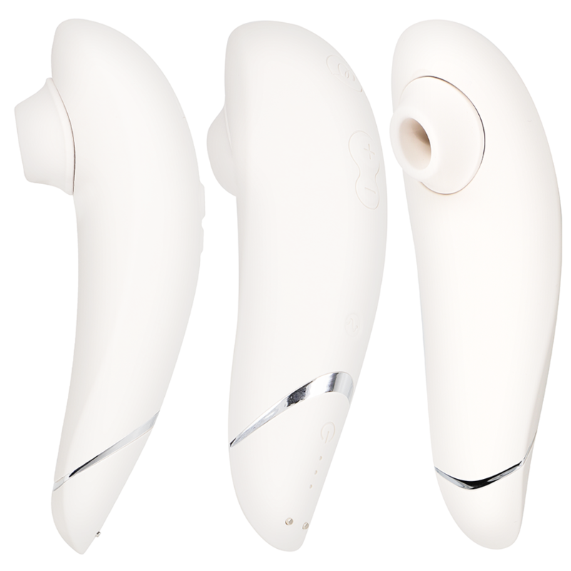 Womanizer Premium 2 — Stimulateur clitoridien gris chaud — vue officielle 2