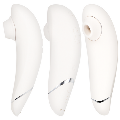 Womanizer Premium 2 — Stimulateur clitoridien gris chaud — vue officielle 2