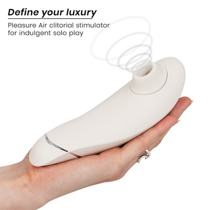 Womanizer Premium 2 — Stimulateur clitoridien gris chaud — vue officielle 3